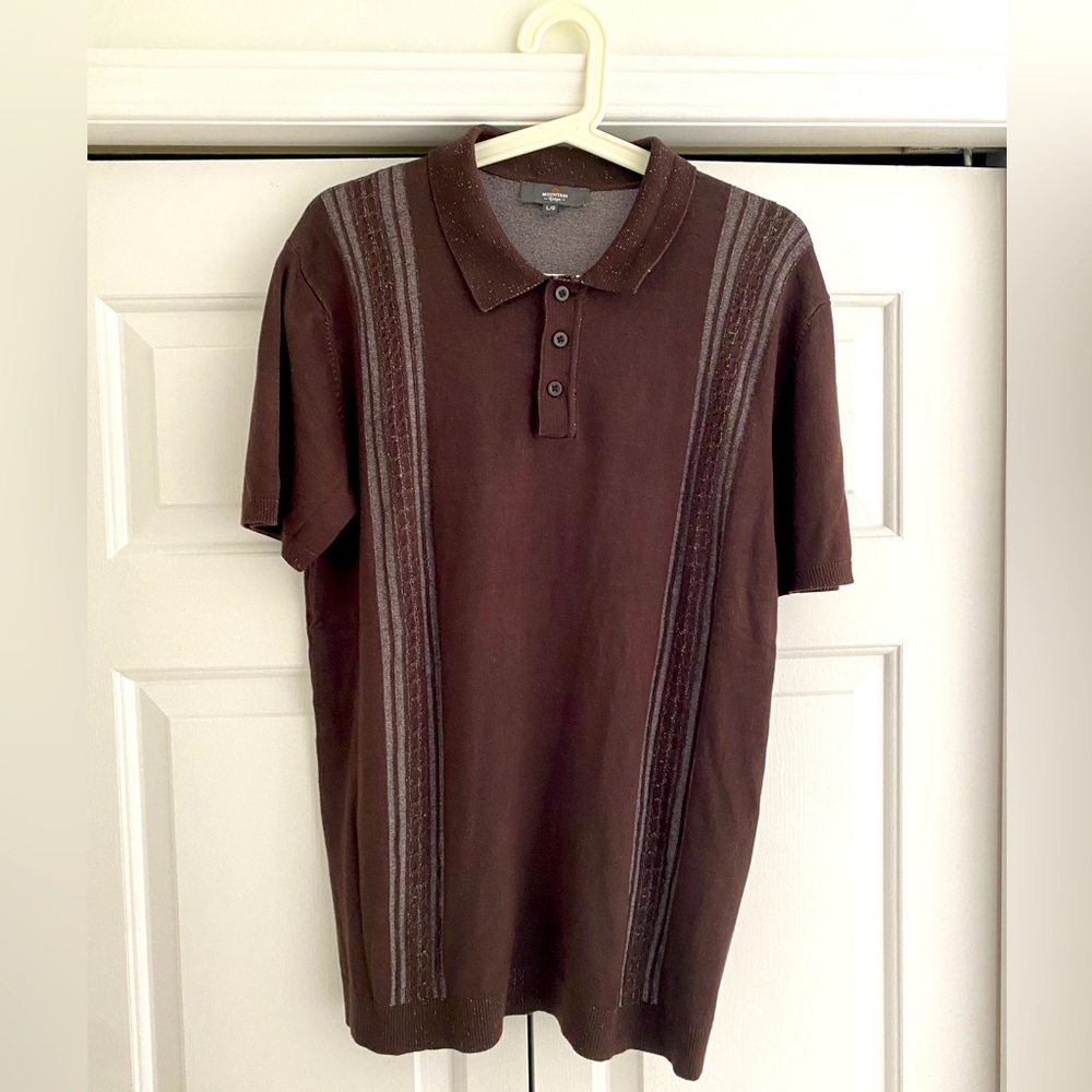 Men’s Brown Retro Top